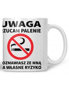 Kubek Rzucam palenie